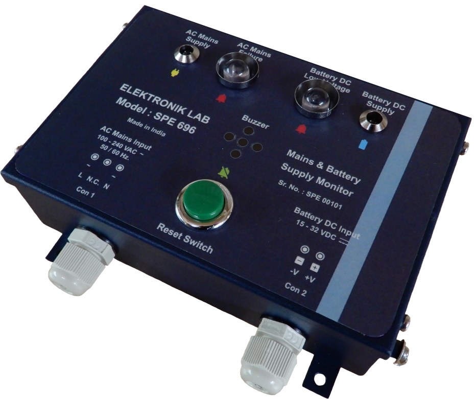 SPE 696 - Mains & Battery Supply Monitor
